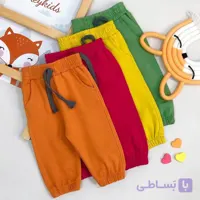 شلوار اسلش پسرانه دخترانه نوزادی جنس دورس درجه 1