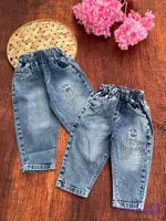 شلوار جین گلدوزی شده اسپورت مارک‌جین وست سایز 40 تا 60