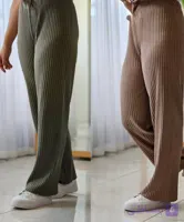 شلوار راحتی دخترانه و زنانه نخی آکاردئونی فریساز تا 50