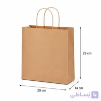 ساک دستی کرافت 29×29 با گاست 14 و دستگیره کاغذی