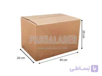 کارتن پستی سایز 4 بدون چاپ (پنج لایه) کد 39352