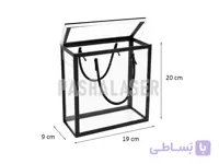 بگ طلقی مشکی (19x9x20 سانتی) کد 39333