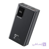 پاوربانک 27 وات ویکام مدل WP-93  Super fast ظرفیت 20000 میلی آمپر ساعت
