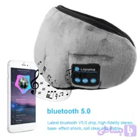 هدبند چشم بند هندفون دار بلوتوثی میکروفن دار Wireless Eye Mask Music player Sports headband