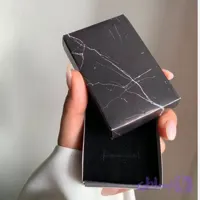 جعبه نیم ست و گردنبند طرح سنگی
