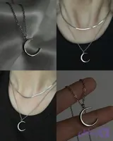 گردنبند ماه مینیمال