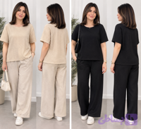 بلوزدورس باکسی یقه گرد با قد ۷۰