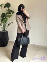 کت جنس مازراتی کجراه پشت کارچاکداردکمه نما