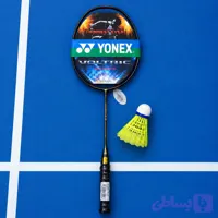 راکت بدمینتون یونکس حرفه‌ای کربن‌دار به همراه کیف و توپ رایگان