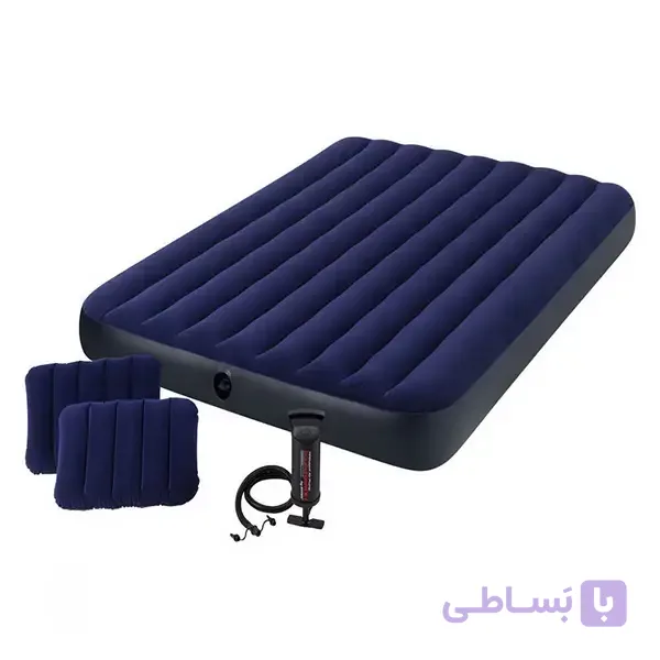 و قیمت تشک بادی طبی با پمپ باد اینتکس کد 64765 اورجینال