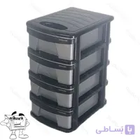 مینی فایل پلاستیکی چهار طبقه کد M04