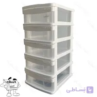 فایل کشویی 5 طبقه شفاف
