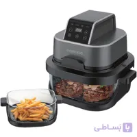 سرخ کن بدون روغن پرودو مدل PDAF532T ظرفیت ۴ لیتر با بدنه شیشه‌ای