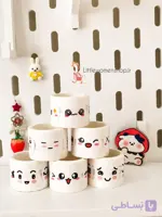 برچسب رولی وارداتی طرح حالت چهره
