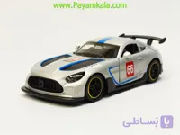 ماشین فلزی مرسدس کوچک (BENZ 1:48)(6643) زرد