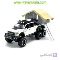 ماشین فلزی وانت فورد با خانه (FORD 653ACZ CHEZHI) سفید