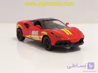 ماشین فلزی فراری اسپرت کوچک (FERRARI 1:48)(6643-06S) قرمز