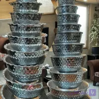 کاسه چکشی ۱۳ پارچه آلومینیومی