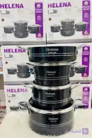 سرویس قابلمه ۷ پارچه گرانیتی هلنا مدل کلاسیک سایز ۲۴