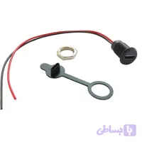 کانکتور Type-C مادگی دوسیم گرد روپنلی با مهره