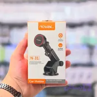 هولدر پایه نگهدارنده موبایل مگنتی برندnovaxمدل N31 عمده 25 عددی