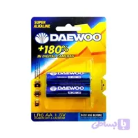 باتری قلمی سوپر آلکالاین DAEWOO کارتی 2 عددی