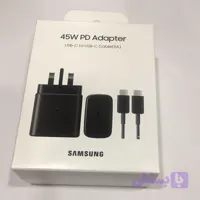 شارژر سامسونگ 45 وات آداپتور مدل TA845 تایپ سی همراه با کابل Type-C
