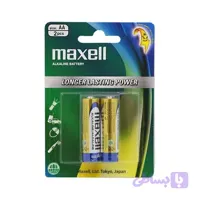 باتری قلمی آلکالاین maxell کارتی 2 عددی