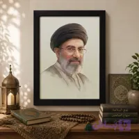قاب عکس شیشه ای رهبر جدید انقلاب اسلامی اندازه A4
