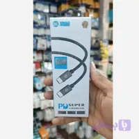 کابل شارژ دو سر تایپ سی PODER مدل PD24 طول 120 سانتی متر فست شارژ و انتقال داده با بدنه مقاوم