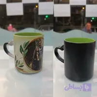 ماگ چ لیوان سرامیکی حرارتی دسته قلبی (ماگ) (پس کرایه)