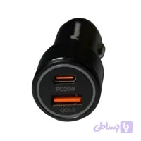 فندکی فست شارژر پاینر Pioneer شارژر سریع خودرو با دو خروجی USB و PD