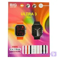 ساعت هوشمند 8بند مدل Y60S ULTRA3 شارژ وایرلس