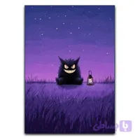 تابلو فانتزی هیولا سیاه
