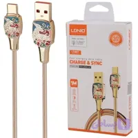 کابل شارژ USB به Type-C الدینیو مدل LS881 30W طول 1 متر