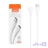 کابل افزایش USB2.0طول50سانتی متر برندشوش مدل SH501