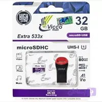کارت حافظه MicroSD ویکومن 533X ظرفیت 32 گیگابایت به همراه کارتخوان