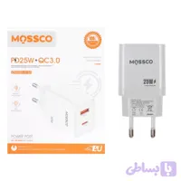 شارژر دیواری MOSSCO IC-42 PD 25W | آداپتور تایپ C شارژ سریع