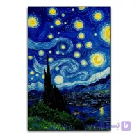 تابلو شاسی طرح نقاشی ونگوک