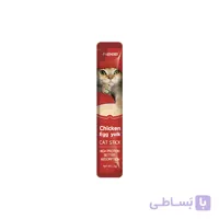 بستنی گربه برند فنبی FAENBEI طعم مرغ و زرده تخم مرغ دانه ای