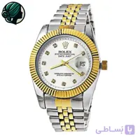 ساعت رولکس دیت جاست زنانه صفحه سفید 2649
