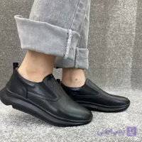کفش زنانه طبی چرم طبیعی گاوی لژ بلند کد 2301