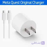 کابل و آدابتور شارژر اصلی متا کوئست 3 و 3S