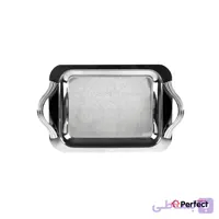 سینی استیل سوپر پولیش مستطیل کوچک Perfect home مدل 8213 ضخامت 0.8 mm