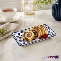 رولت خوری بزرگ دنی هوم طرح گلدار آبی مدل 90CFP