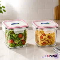 ظرف نگهدارنده غذا گلس‌لاک Glasslock مدل GL81 ست 2 عددی