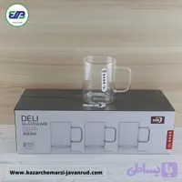 استکان 6 تایی پیرکس 220 میل دلی | DELI 220ML