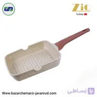تابه تک دسته گرانیتی سایز 24 برند زیو مدل ZFP-8354-T24 طرح جامبو