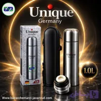 فلاسک قلمی 1 لیتر تمام استیل یونیک آلمان | UNIQUE GERMANY