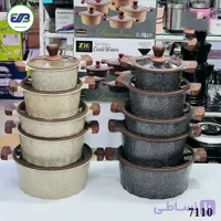 سرویس قابلمه گرانیت زیو ترکیه مدل دیاموند | Zio Turkey ZCS-7110 (ارسال رایگان)